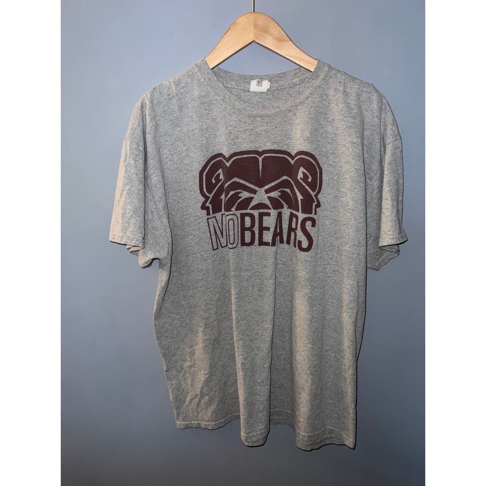 Gildan Missouri State MO Bears Bear Village Heather Gray Graphic T-Shirt XL